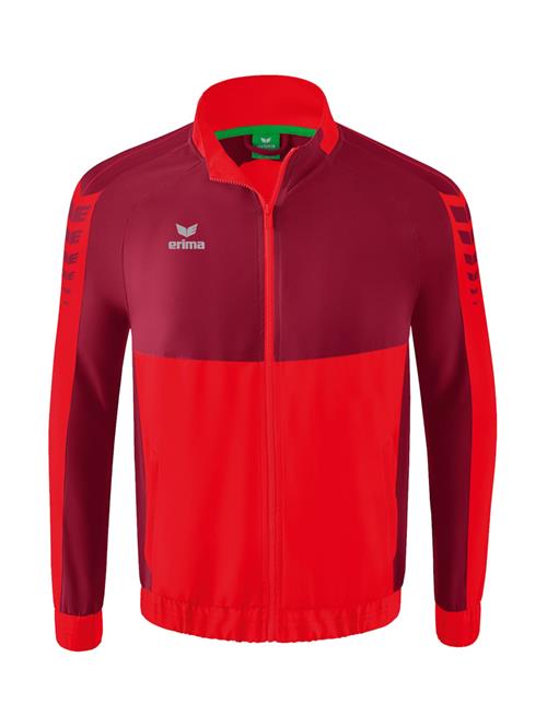ERIMA Sportsjakke  lysegrå / rød / bordeaux