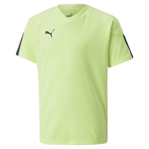 PUMA Funktionsskjorte 'individual FINAL'  neongul / sort