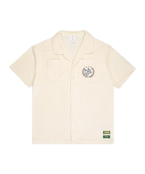 PUMA Funktionsskjorte  grøn / sort / hvid