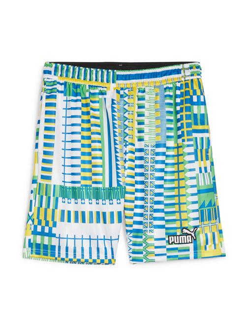 PUMA Sportsbukser  azur / citron / lime / hvid