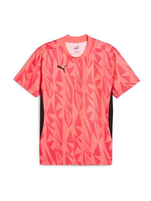 PUMA Funktionsskjorte 'Individual Final Forever Faster'  koral / rød / sort