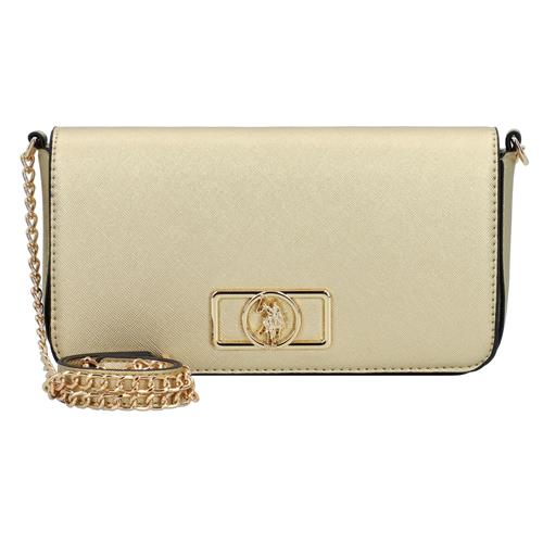 U.S. POLO ASSN. Skuldertaske  guld