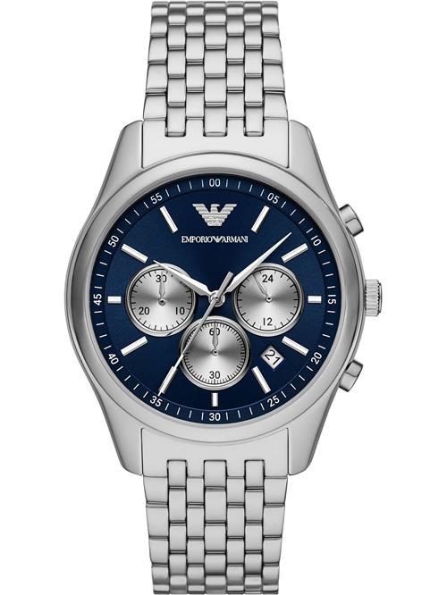 Emporio Armani Analogt ur  navy / sølv