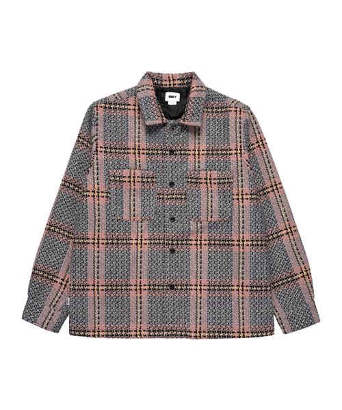 Obey Overgangsjakke  grå / orange / laks / sort