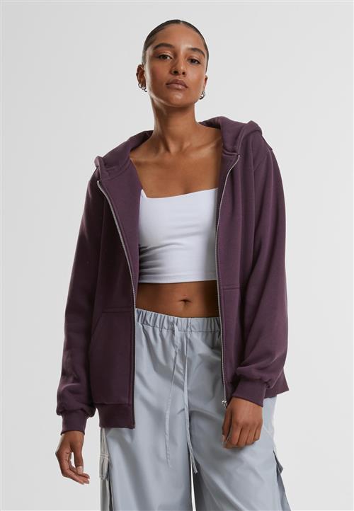 Urban Classics Sweatjakke  aubergine