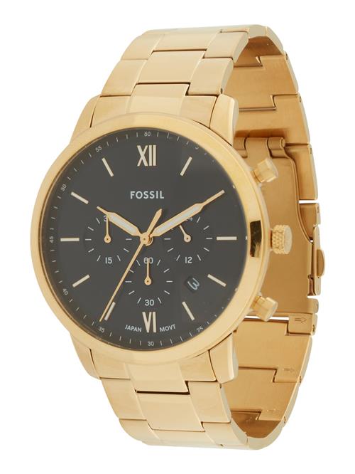 FOSSIL Analogt ur 'NEUTRA'  guld / sort