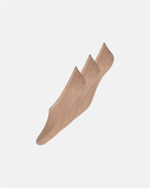 Footies "No show" 3-pak | Polyamid | Nude