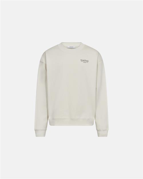 Sweatshirt crewneck "drake" | 100 bomuld | Off white m. print