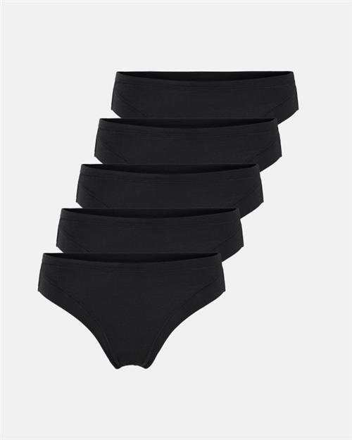 Tai 5-pak | GOTS bomuld | Sort