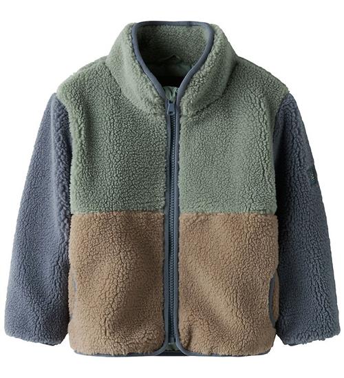 Name It Fleecejakke - Teddy - NmmMimba - Chinois Green