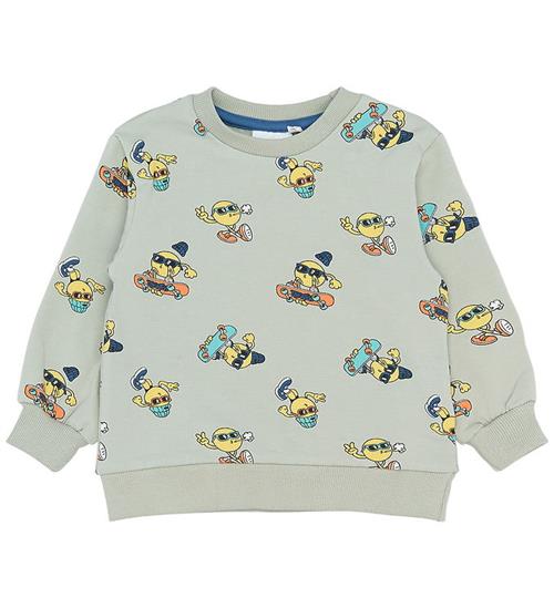 The New Siblings Sweatshirt - TnstSantiago - Aqua Gray m. Print