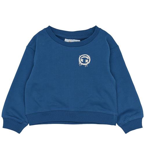 The New Siblings Sweatshirt - TnstSamson - True Blue m. Hvid