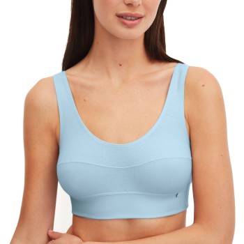 Calida BH Elastic Top Isblå bomuld Large Dame