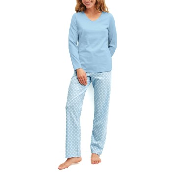 Calida Lovely Nights Pyjamas Blå Mønster bomuld X-Large Dame