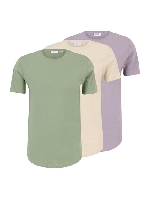 Only & Sons Bluser & t-shirts 'onsMATT'  ecru / kiwi / lilla