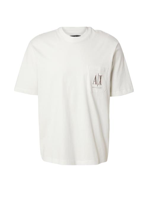 ARMANI EXCHANGE Bluser & t-shirts  mørkebeige / offwhite