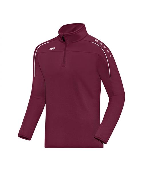 JAKO Sportsweatshirt 'Classico'  burgunder / hvid