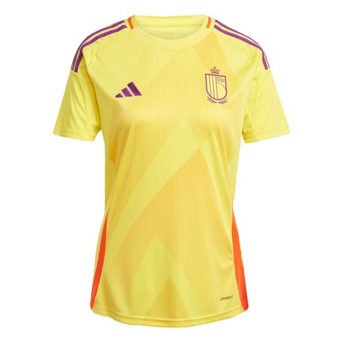 ADIDAS PERFORMANCE Fodboldtrøje 'Belgium 25'  gul / mørkelilla / orangerød
