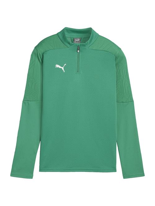 PUMA Funktionsskjorte 'Team Final'  grøn / sølv