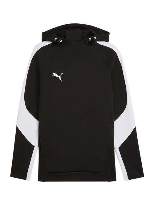 PUMA Sportsweatshirt 'TeamEvostripe'  sort / hvid