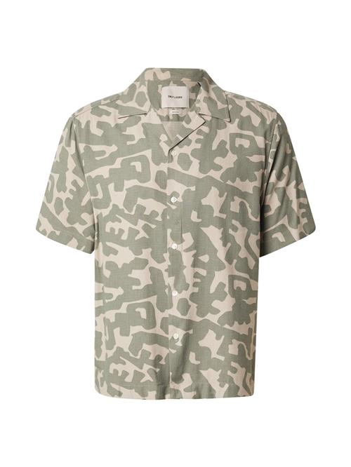 Only & Sons Skjorte 'ONSDen Summer Resort'  khaki / oliven