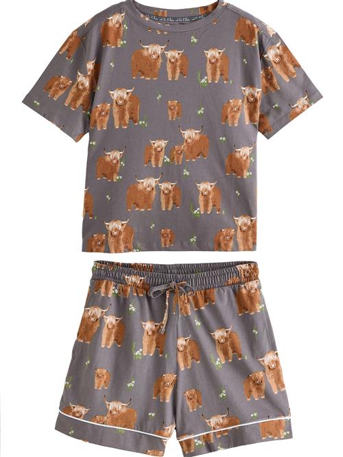 Next Shorty  cognac / mudderfarvet / grøn / hvid