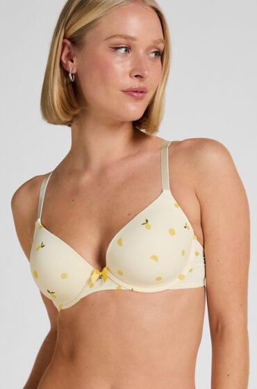 Hunkemöller Formstøbt bøjle-bh Plunge Gul