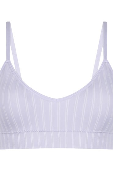 Se Hunkemöller Dide trekantsbralette Lilla hos Hunkemøller