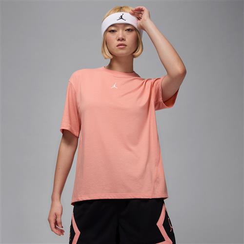 Jordan Sport Diamond-overdel med korte ærmer til kvinder - Orange