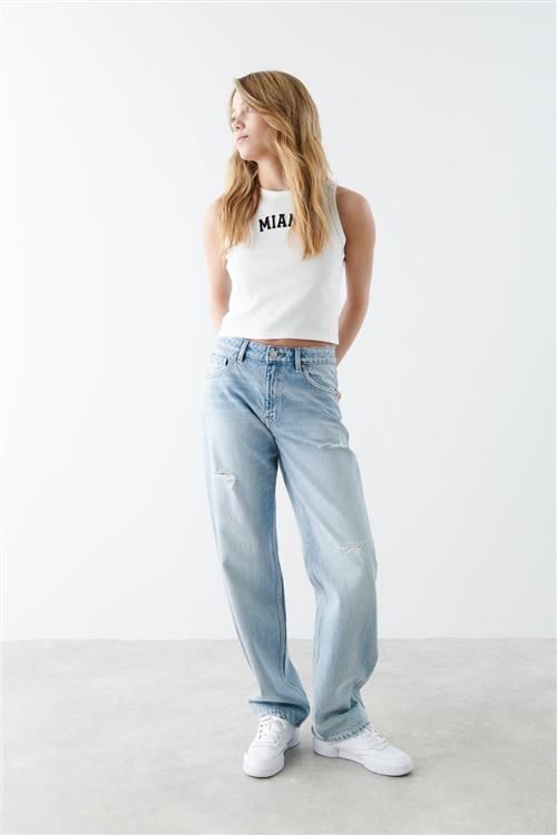 Gina Tricot - I&e loose jeans - Jeans til piger 9–14 år - Blå - 164 - Pige