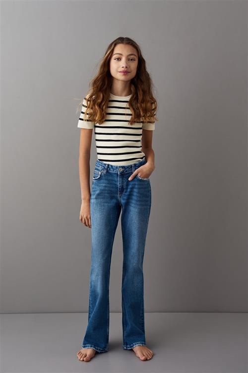 Gina Tricot - Bootcut jeans - bootcut jeans - Blå - 134 - Pige