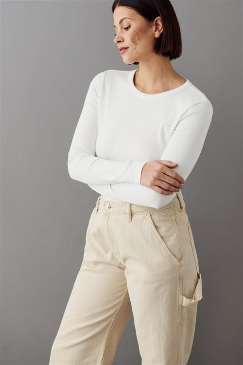 Gina Tricot - Carpenter jeans - Cargobukser - Beige - 34 - Dame