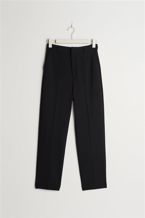 Gina Tricot - straight petite trousers - Lige bukser - Sort - 34 - Dame