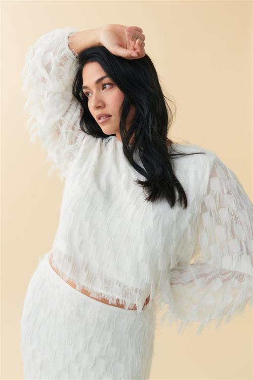 Gina Tricot - blouse - Bluser - Hvid - XS - Dame