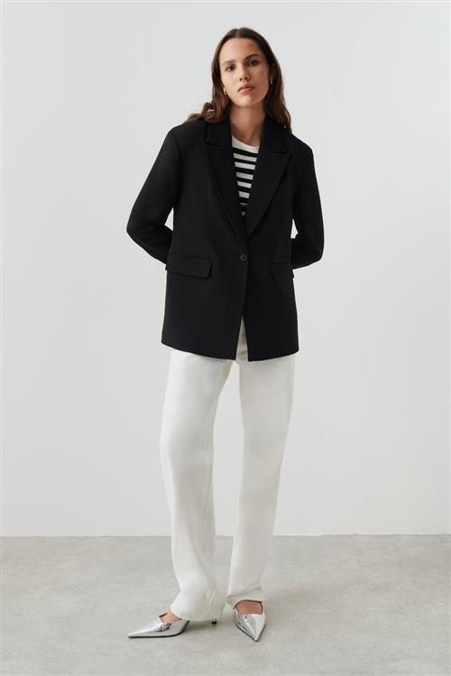 Gina Tricot - Mille blazer - Blazere - Sort - M - Dame