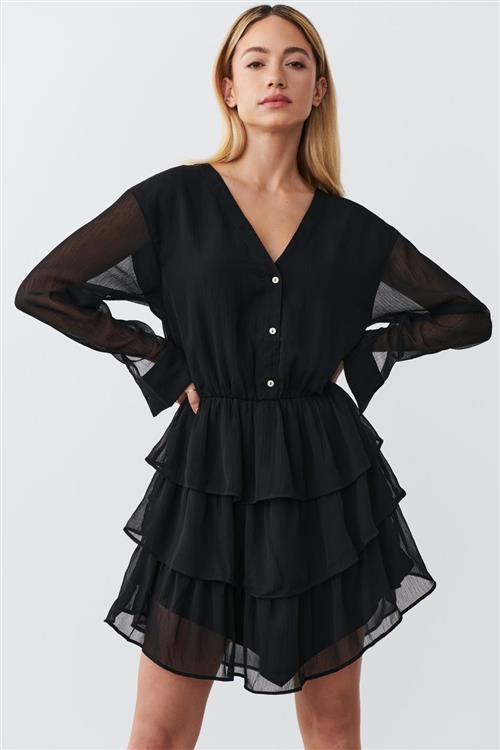 Gina Tricot - Mirr dress - Kjoler - Sort - S - Dame