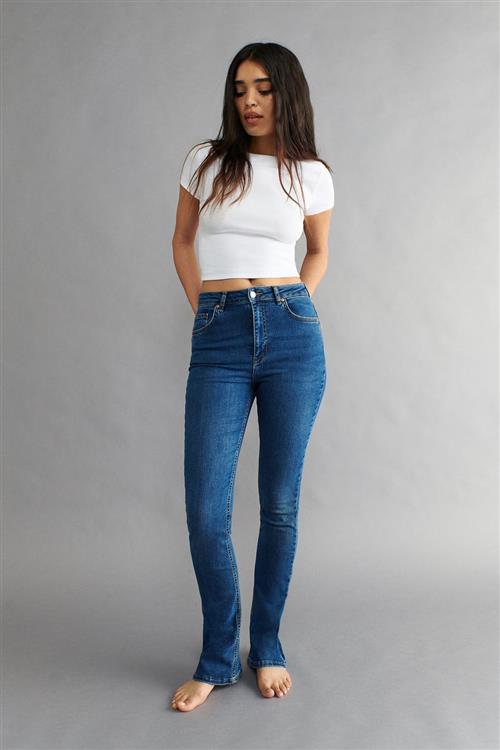 Gina Tricot - bootcut jeans - bruna-bear - Blå - 36 - Dame