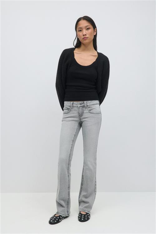 Gina Tricot - Y2k low bootcut jeans - Flare & bootcut jeans - Grå - 32 - Dame