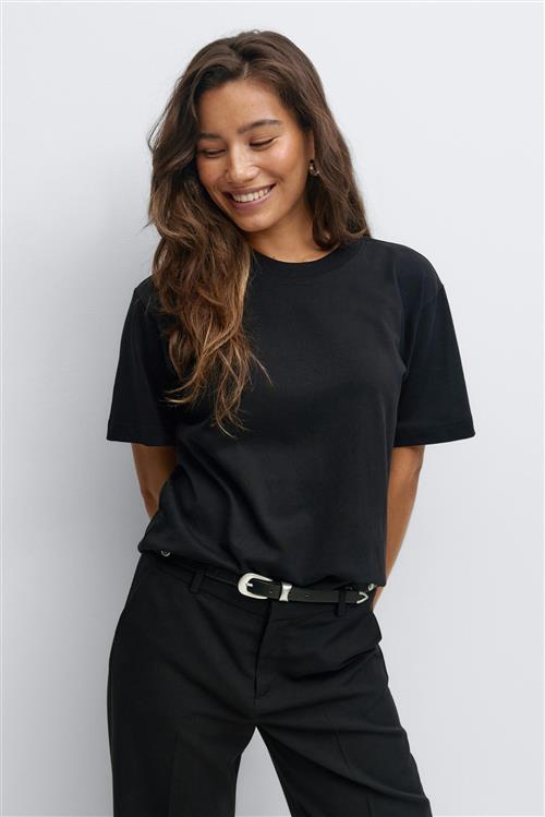 Gina Tricot - Perfect tee - Toppe - Sort - XXL - Dame