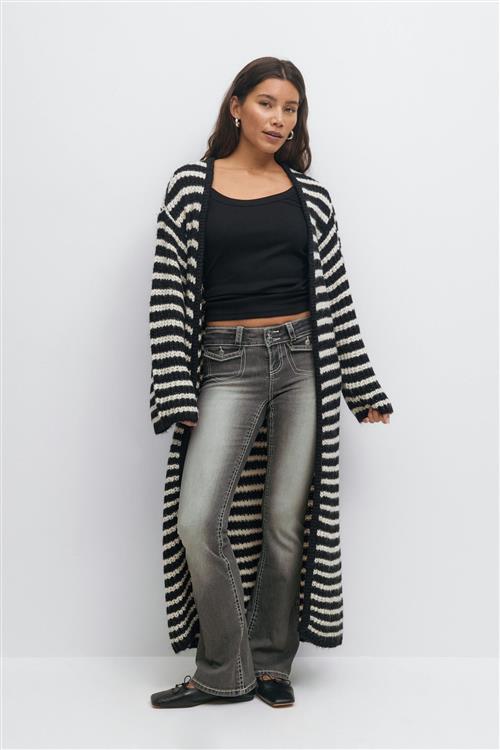 Gina Tricot - Front pocket bootcut jeans - Flare & bootcut jeans - Grå - 32 - Dame