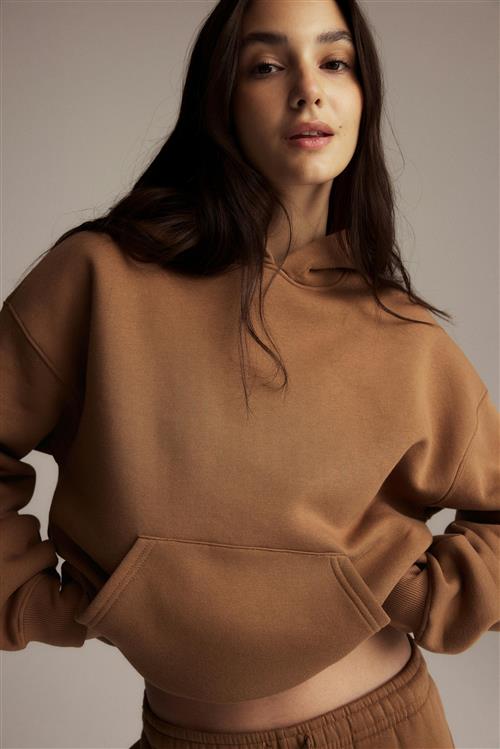 Gina Tricot - Iconic hoodie - hoodies - Beige - XL - Dame