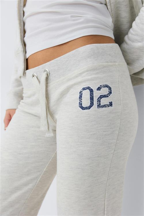 Gina Tricot - 14+ low flare sweatpants tall - bukser - Grå - XS - Dame