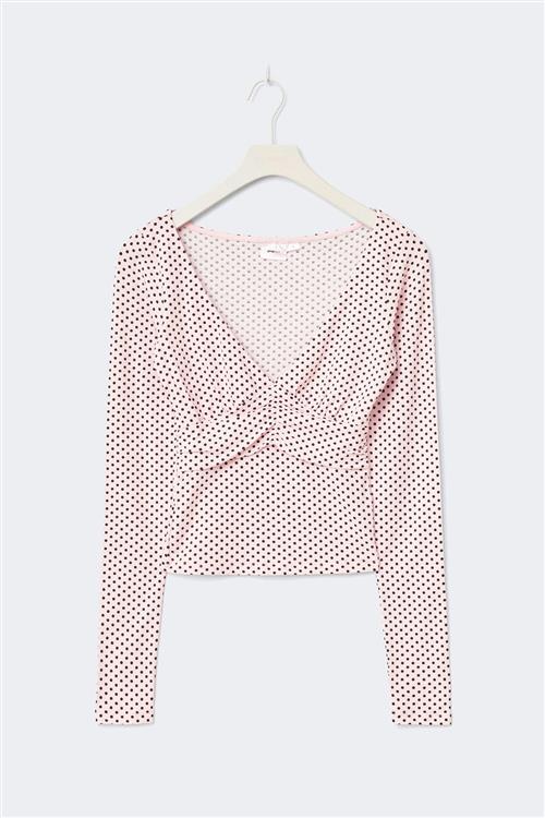 Gina Tricot - 14+ ruched top - Toppe - Lyserød - L - Dame