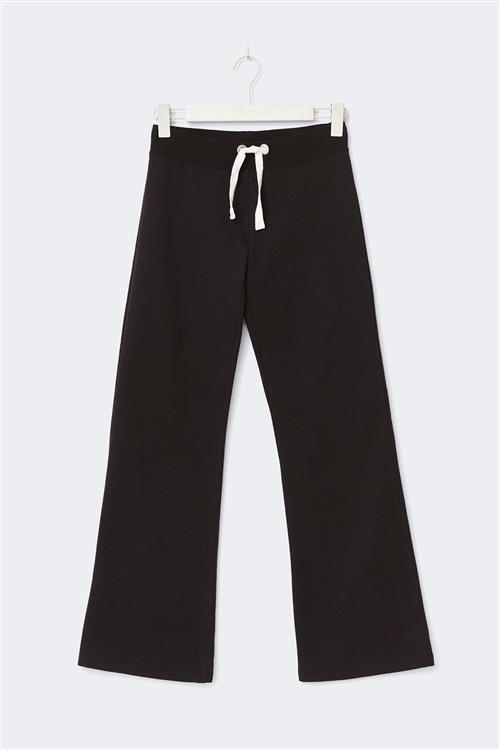 Gina Tricot - 14+ low flare sweatpants - bukser - Brun - M - Dame