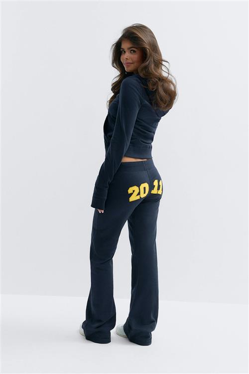 Gina Tricot - 14+ low flare sweatpants tall - joggingsaet - Blå - S - Dame