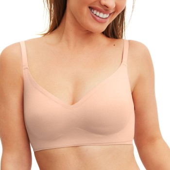 Calida BH Natural Skin Seamless Soft Bra Beige X-Small Dame