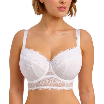Freya BH Posie Longline Bra Hvid polyamid H 65 Dame