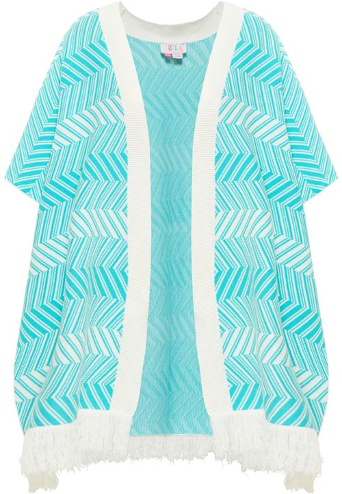 IZIA Kappe  aqua / offwhite