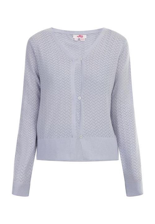 MYMO Cardigan  lavendel / perlehvid