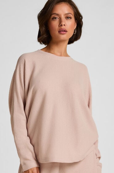 Hunkemöller Top Waffle Everly Beige